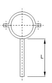 不锈钢阀门支架尺寸图