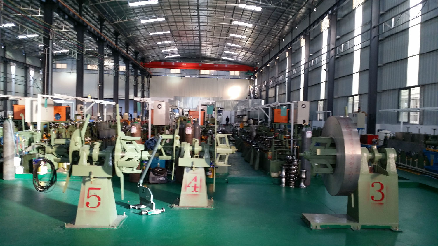 广东星空体育品牌不锈钢管生产工厂车间实拍图